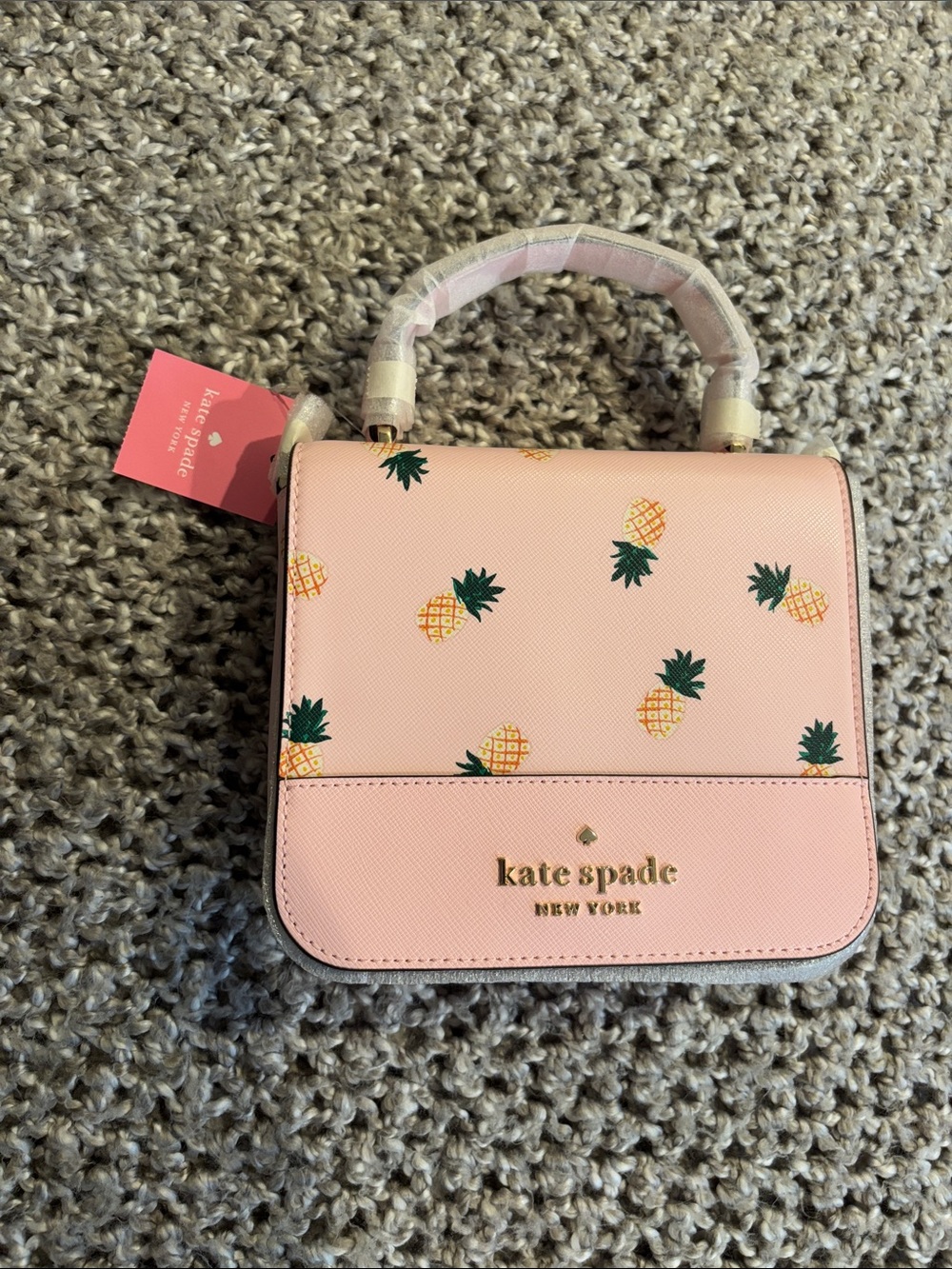 Kate Spade pineapple print bag